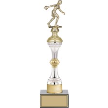 ODAK KUPA - Figürlü Kupalar - Bowling Kadın Figürlü Kupalar FG-032 C - 39 cm