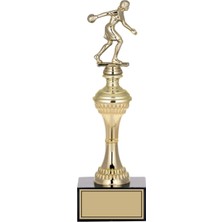 ODAK KUPA - Figürlü Kupalar - Bowling Kadın Figürlü Kupalar FG-029 C - 32 cm