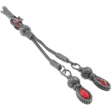 Pigado 1000 Ayar Gümüş Çiftli Trabzon Kazaz Tesbih Püskülü