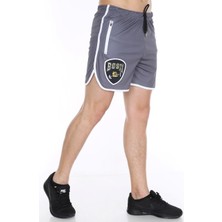 Gym Kısa Fitness Antrenman Şortu Platin Big Sam 1476