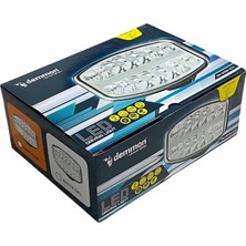 Demmon 10V-30V Gündüz Sürüş Lambası (14+10 Ledli) (50W+8W) (245*139*91 Mm) Beyaz