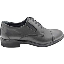 Çiğdem Kundura Akın 375 Erkek Klasik Hakiki Deri Ayakkabı - Akın 376 - Siyah - 42