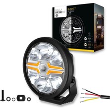 Hella 12V-24V Led Lamba Off-Road Yuvarlak 3000 Sarı-Beyaz (198.5 Mm)