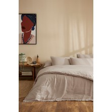 Özdilek Sofia Çift Kişilik Lastikli Fitted Çarşaf Müslin Nevresim Takımı