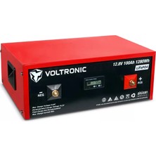 Voltronic 12.8 V 100 Ah Lityum / Lifepo4 Akü