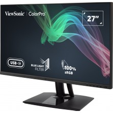 VIEWSONIC VP2756-2K 27” IPS  2K QHD Pantone Onaylı  Fotoğraf Prodüksiyon Tasarım Monitörü