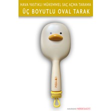 Muggio Oval Üç Boyutlu Saç Fırçası Mükemmel Saç Açıcı Tarak