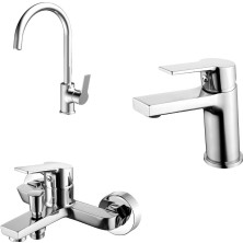 Creavit Luna Banyo ve Mutfak Batarya Seti