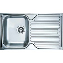 Teka Princess 50 B Paslanmaz Çelik Tek Gözlü Sağ Damlalıklı Eviye (TEKA.40109054)