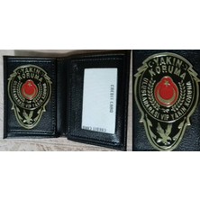 Aldatmaz Yakın Koruma Rozetli Cüzdanı V +1 Adet Rozet