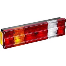 Çerkez Stop Lambası 6-Fonksiyon Kanallı 52 cm Plakalı (Yan Soket) Sol