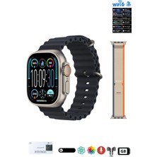 HK10 Ultra 3 Wifi 6 Chat Gpt/video Uygulama/chat Gpt Destekli Super Amoled Watch Ultra 3 Akıllı Saat