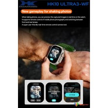 HK10 Ultra 3 Wifi 6 Chat Gpt/video Uygulama/chat Gpt Destekli Super Amoled Watch Ultra 3 Akıllı Saat