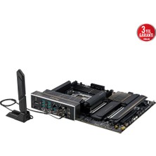 Asus Proart X870E-CREATOR Wıfı Amd X870E Am5 Ddr5 8000 HDMI 2xusb4 4x M2 Usb3.2 Wifi 7 + Bt Aura Rgb 10GBIT + 2.5gbit Lan Atx 16+2+2 Güç Aşamaları, Çift Usb4, Asus Control Center Express Lisansı