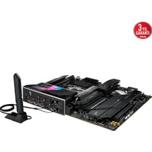 Asus Rog Strıx X870E-E Gamıng Wıfı Amd X870 Am5 Ddr5 8000 HDMI 2xusb4 5x M2 Usb3.2 Wifi 7 + Bt Aura Rgb 5gbit Lan Atx 18+2+2 Güç Aşamaları, Çift Usb4, USB 20G Pd 3.0 ile 30W A Kadar USB Çıkışı