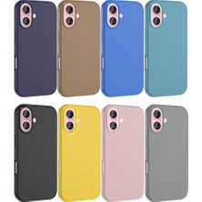 ZORE Apple iPhone 16 Plus Kılıf Magsafe Şarj Özellikli Sıvı Teknolojili Silinebilir Sert Zore Kivi Kapak-Natüre