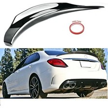 X Power Tuning Mercedes W205 Plastik Parlak Siyah Psm Spoiler