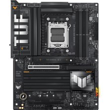 Asus Tuf Gamıng X870-PLUS Wıfı Amd X870 Am5 Ddr5 8000 HDMI 2xusb4 4x M2 Usb3.2 Wifi 7 + Bt Aura Rgb 2.5gbit Lan Atx 16+2+1(80A) Güç Aşamaları, Çift Usb4, 4 x M.2 Slots