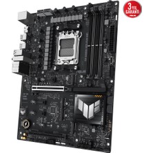 Asus Tuf Gamıng X870-PLUS Wıfı Amd X870 Am5 Ddr5 8000 HDMI 2xusb4 4x M2 Usb3.2 Wifi 7 + Bt Aura Rgb 2.5gbit Lan Atx 16+2+1(80A) Güç Aşamaları, Çift Usb4, 4 x M.2 Slots