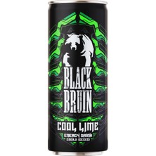 Black Bruin Cool Lime Aromalı Enerji Içeceği 250ml x 12'li