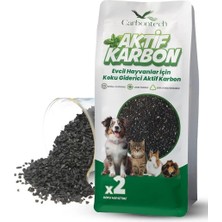 Carbontech Kedi ve Köpek Kumu Koku Giderici Aktif Karbon 500 gr