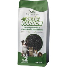 Carbontech Kedi ve Köpek Kumu Koku Giderici Aktif Karbon 500 gr