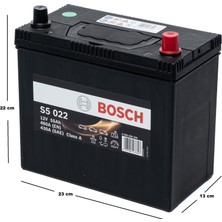 Bosch Akü 12V 55AH Amper 460A (En)