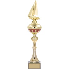 ODAK KUPA - Figürlü Kupalar - Yelken Figürlü Kupalar FG-064 A - 53 cm