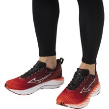 Mizuno Wave Rider 28 Amsterdam Unisex Koşu Ayakkabısı Kırmızı / Siyah