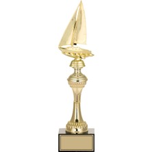 ODAK KUPA - Figürlü Kupalar - Yelken Figürlü Kupalar FG-029 B - 38 cm