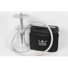 Alfe Shisha Quattro 4 Çıkışlı Nargile Takımı Silver