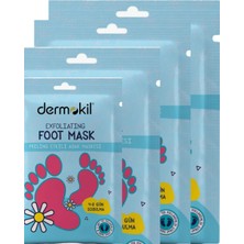 Dermokil Peeling Etkili Ayak Maskesi - Ölü Deriyi Atar Nemlendirir - 4 Adet