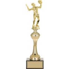 ODAK KUPA - Figürlü Kupalar - Voleybol Kadın Figürlü Kupalar FG-029 B - 36 cm