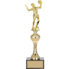 ODAK KUPA - Figürlü Kupalar - Voleybol Kadın Figürlü Kupalar FG-029 C - 34 cm
