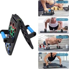 Lethe Boards Sensörlü Dijital Ekranlı Katlanabilir Çok Fonksiyonlu Fitness Şınav Tahtası Platformu