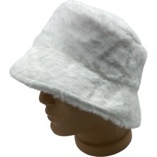 Gonca Şapka Lüks Peluş Kova Şapka