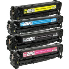 Tex-İnvest Hp CF410-411-412-412A |hp Color Laserjet Pro M452DN 1 Set 4 Renk Muadil Toner