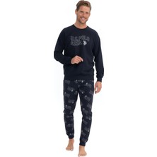 U.s. Polo Assn. Erkek Uzun Kollu Yuvarlak Yaka Eşofman Pijama Takımı S25841