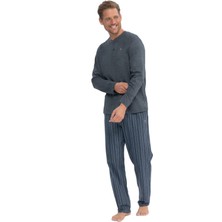 U.s. Polo Assn. Erkek Uzun Kollu Patlı Penye Eşofman Pijama Takımı S25849