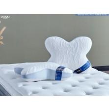 Doqu Home Visco Kelebek Yastık 53x42 Beyaz