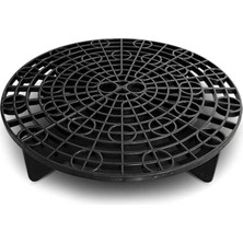 Innovacar Araç Yıkama Kovası Seti 20 Lt Siyah (Süzgeç + Vidalı Kapak) - Wash Bucket, Grit Guard