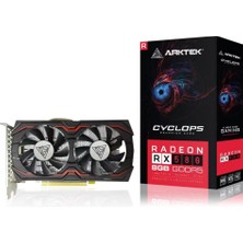 Arktek Cyclops, AKR580D5S8GH1, RX580, 8gb, Gddr5, 256BIT, 1xdvı, 1xhdmı, 1xdp Gamıng Ekran Kartı