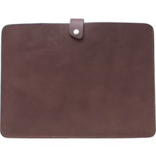 Gillario Deri Kahve El Yapımı 12.4 Inch Tablet Kılıfı - Mouse Pad GK02