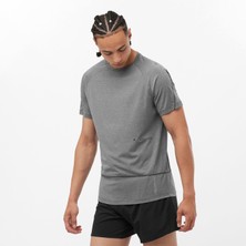 Salomon CROSS RUN GFX Erkek Koşu Tişört Black LC2195400