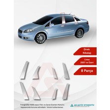 Fiat Linea Sd Direk Nikelajı 8 Parça 2007 ve Üzeri Krom Paslanmaz Çelik