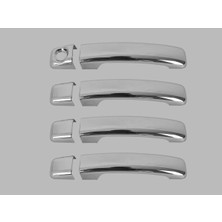 Renault Master Van Kapı Kolu (4 Kapı) 4 Parça 2010 ve Üzeri Krom Paslanmaz Çelik