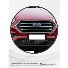 Ford Custom Van Ön Panjur 4 Parça 2018 ve Üzeri Krom Paslanmaz Çelik