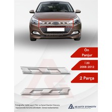 Hyundai I20 Hb 5d Ön Panjur  Çerçevesi 2 Parça 2014 ve Üzeri Krom Paslanmaz Çelik