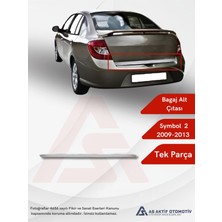 Renault Symbol 2 Sd Bagaj Alt Çıtası 2009-2013 Krom Paslanmaz Çelik