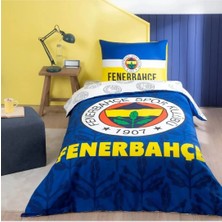 Taç Lisanslı Tek Kişilik Nevresim Takımı Fenerbahçe Palamut